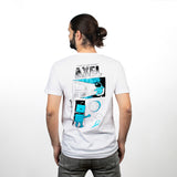 Playera Blanca AXEL y ASTRO - Unisex