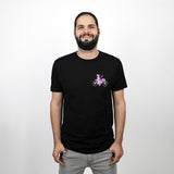 Playera Negra AXEL y ASTRO - Unisex (LUNA)