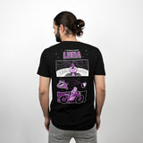 Playera Negra AXEL y ASTRO - Unisex (LUNA)