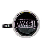 Taza Negra “Axel y Astro en el Espacio”