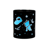 Taza Negra “Axel y Astro en el Espacio”