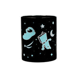 Taza Negra “Axel y Astro en el Espacio”