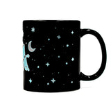 Taza Negra “Axel y Astro en el Espacio”
