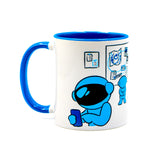 Taza blanca "Anatomía de un mensaje"  – Astro