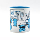 Taza blanca "Anatomía de un mensaje"  – Astro