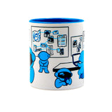 Taza blanca "Anatomía de un mensaje"  – Astro