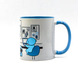 Taza blanca "Anatomía de un mensaje"  – Astro