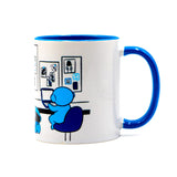 Taza blanca "Anatomía de un mensaje"  – Astro